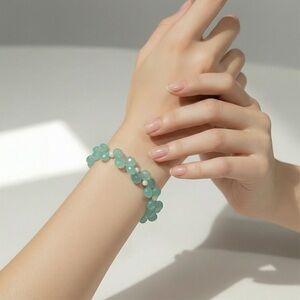 Handmade Sterling and Chalcedony Bracelet